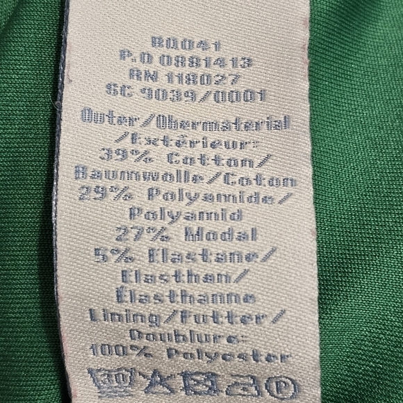 Boden green dress sleeveless pleated midi 8R - Picture 14 of 15